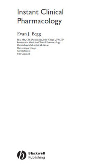 Image of Instant Clinical Pharmacology