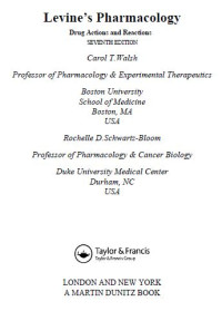 Image of Levine's Pharmacology : Drug Actions and Reactions 7th Ed.