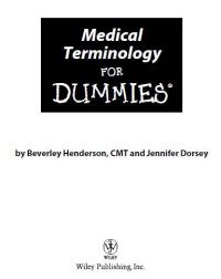 Image of Medical Terminology For Dummies