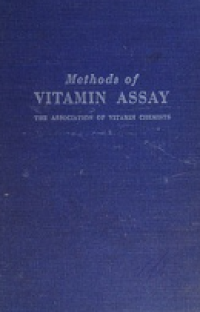Image of Methos of Vitamin Assay : The Association of Vitamin Chemists