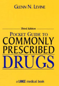 Image of Pocket Guide to Commonly Prescribed Drugs 3rd Ed.