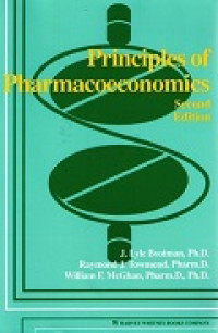 Image of Principles of  Pharmacoeconomics