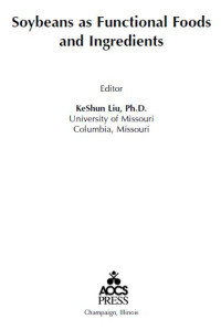 Image of Soybeans as Functional Foods and Ingredients