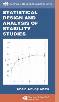 Image of Statistical Design and Analysis of Stability Studies