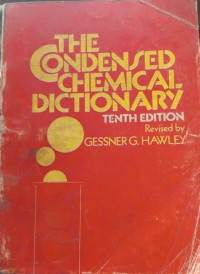 Image of The Condensed Chemical Dictionary 10th Ed.