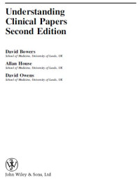 Image of Understanding Clinical Papers 2nd Ed.