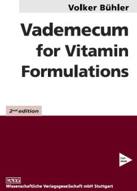 Image of Vademecum for Vitamin Formulations, 2nd Ed.