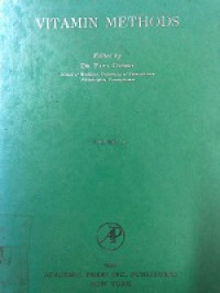 Image of Vitamin Methods Vol. II